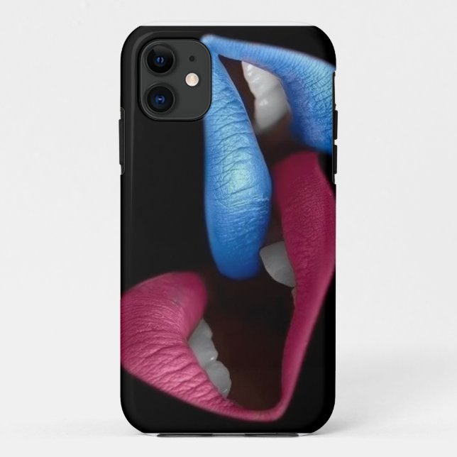 Funda De Case-Mate Para iPhone dos labios (Reverso)