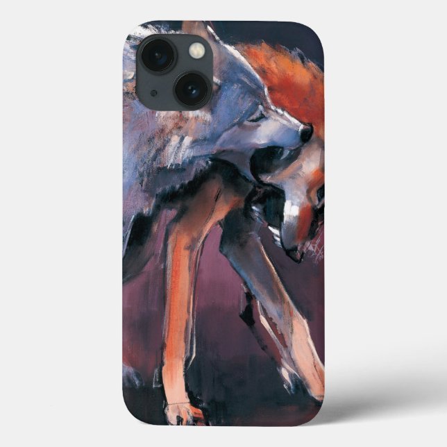 Funda De Case-Mate Para iPhone Dos lobos 2001 (Reverso)