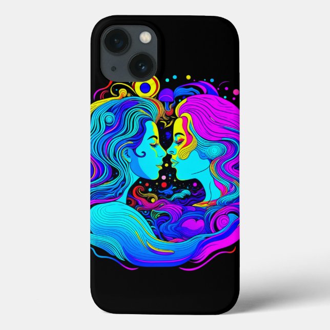 Funda De Case-Mate Para iPhone Dos mujeres (Reverso)