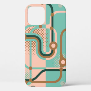 Funda Para iPhone 12 Dos patrones impecables en diferentes colores. Abs