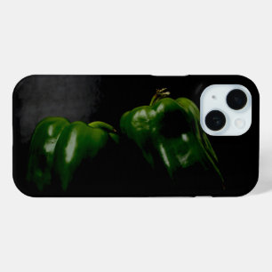 Funda Para iPhone 15 Dos pimientos verdes iphcnm