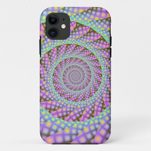 Funda De Case-Mate Para iPhone Dotty Spiral (Reverso)