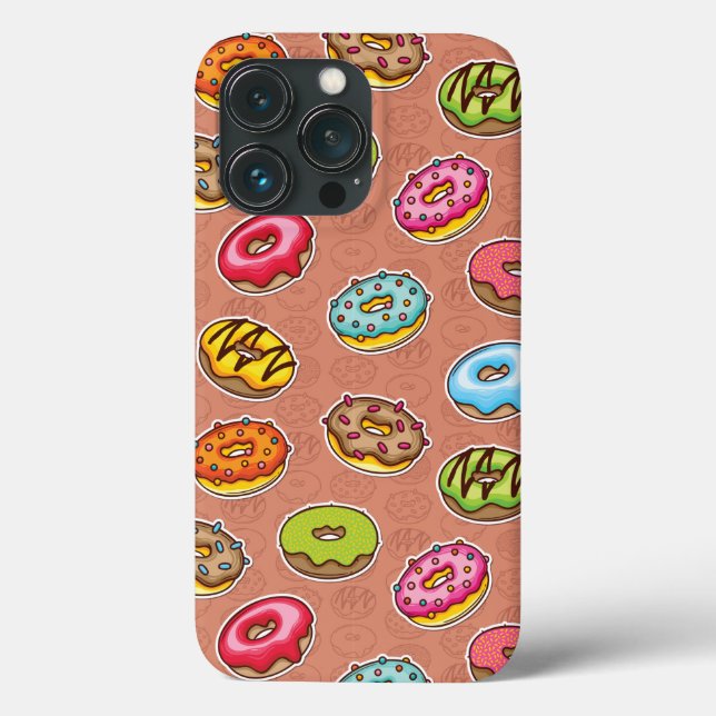 Funda De Case-Mate Para iPhone Doughnuts  (Reverso )