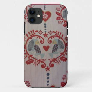 Funda Para iPhone 11 Doves & Hearts — Pennsylvania Dutch Style