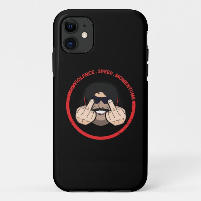 Funda De Case-Mate Para iPhone Dr. Olvidar la Violencia Velocidad Momentum T-Shir (Reverso)