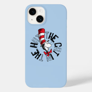 Funda Para iPhone 14 De Case-Mate Dr. Seuss   Gato en el arte redondo Gorra