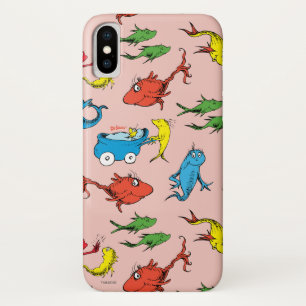 Funda Para iPhone X Dr. Seuss   Un Patrón Pescado Dos Peces