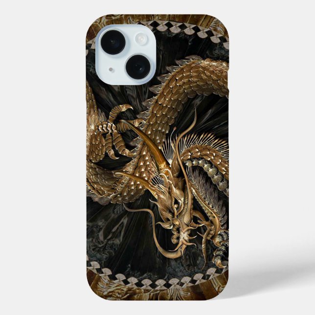 Funda De Case-Mate Para iPhone Dragón (Reverso )