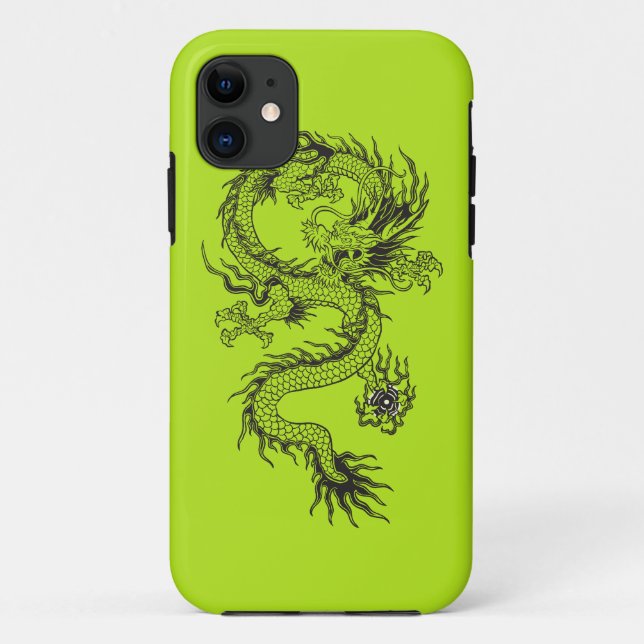 Funda De Case-Mate Para iPhone Dragón adornado (Reverso)