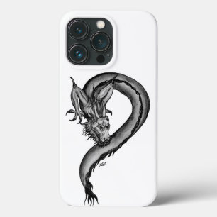 Funda Para iPhone 13 Pro Dragón al estilo del tatuaje