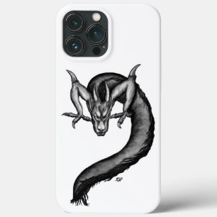 Funda Para iPhone 13 Pro Max Dragón al estilo del tatuaje