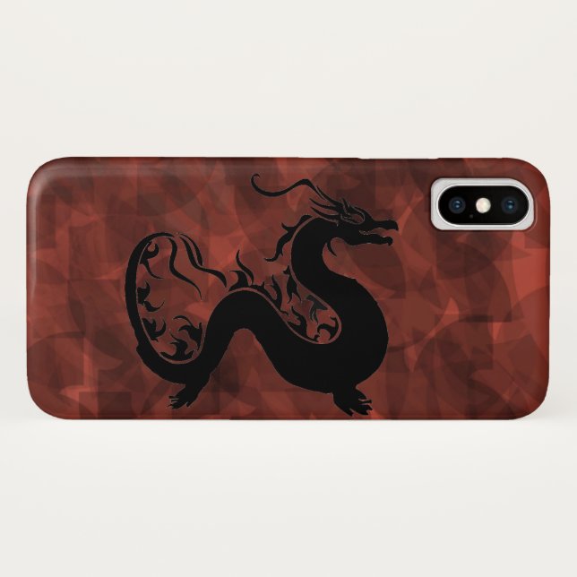 Funda De Case-Mate Para iPhone Dragón asiático (Reverso (horizontal))