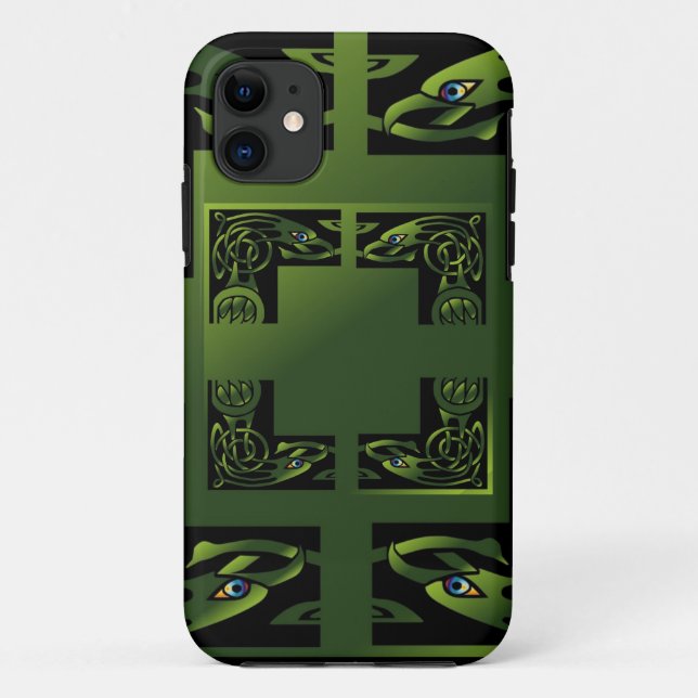 Funda De Case-Mate Para iPhone Dragón celta (Reverso)