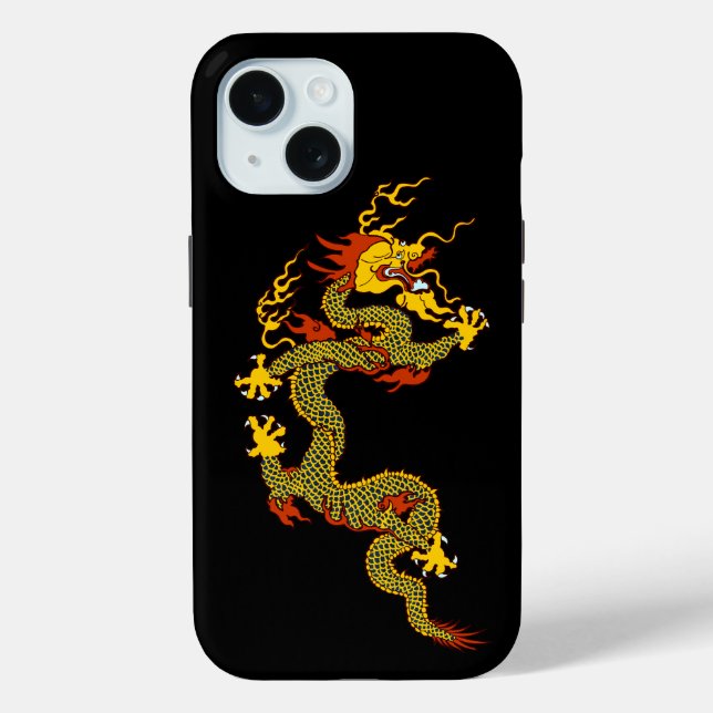 Funda De Case-Mate Para iPhone Dragón chino (Reverso )