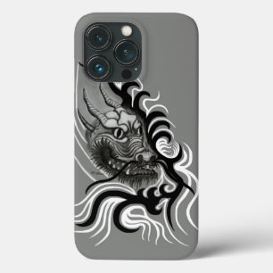 Funda Para iPhone 13 Pro Dragón chino en tatuaje