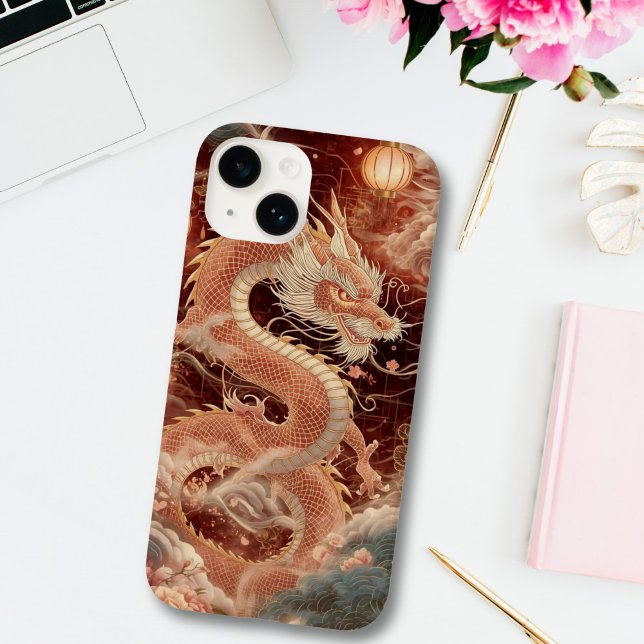 Funda De Case-Mate Para iPhone Dragón chino majestuoso (Subido por el creador)