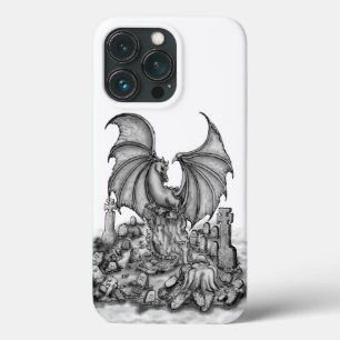 Funda Para iPhone 13 Pro Dragón con zombi