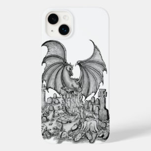 Funda Para iPhone 14 Plus De Case-Mate Dragón con zombi