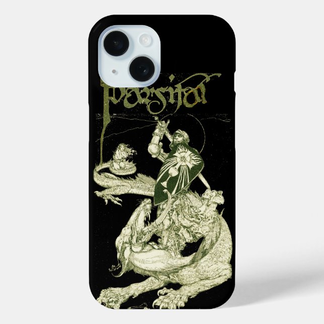 Funda De Case-Mate Para iPhone DRAGÓN DE COMBATE DE PERCEVAL, Fantasía DE GRIEGO  (Reverso )