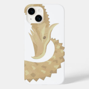 Funda Para iPhone 14 De Case-Mate dragón de corazón de arenisca sobre blanco
