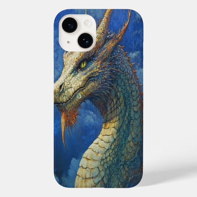Funda De Case-Mate Para iPhone 🐉 Dragón de Escala de Tormenta (Reverso )