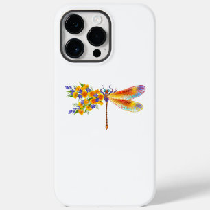 Funda Para iPhone 14 Pro Max De Case-Mate Dragón de flores amarillas