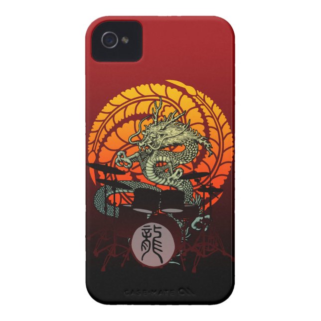 Funda De Case-Mate Para iPhone Dragon Drum 04 (Atrás)
