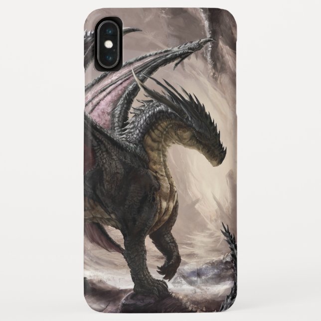 Funda De Case-Mate Para iPhone Dragón En Cueva (Reverso)