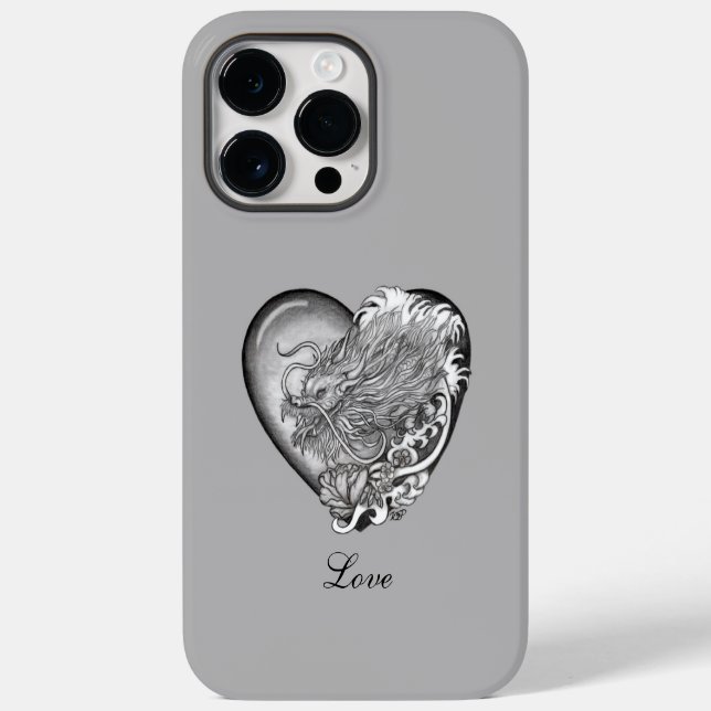 Funda De Case-Mate Para iPhone Dragon Heart (Reverso )