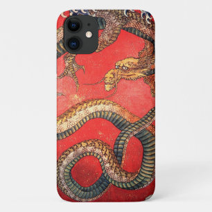 Funda Para iPhone 11 Dragón Hokusai Japonés Antiguo Katsushika Hokusai