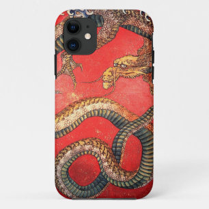 Funda Para iPhone 11 Dragón Hokusai japonés Katsushika Hokusai