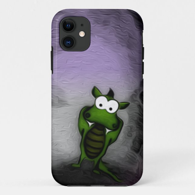 Funda De Case-Mate Para iPhone Dragón inclinado (Reverso)