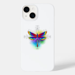 Funda Para iPhone 14 De Case-Mate Dragón poligonal arcoiris