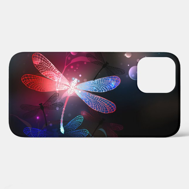 Funda De Case-Mate Para iPhone Dragón rojo (Reverso (Horizontal))