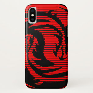 Funda Para iPhone X Dragón rojo