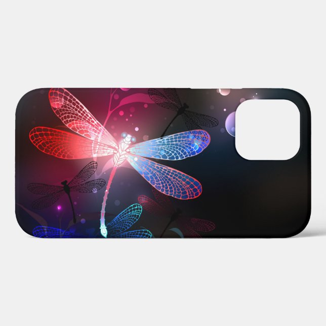 Funda De Case-Mate Para iPhone Dragón rojo (Reverso  (Horizontal))