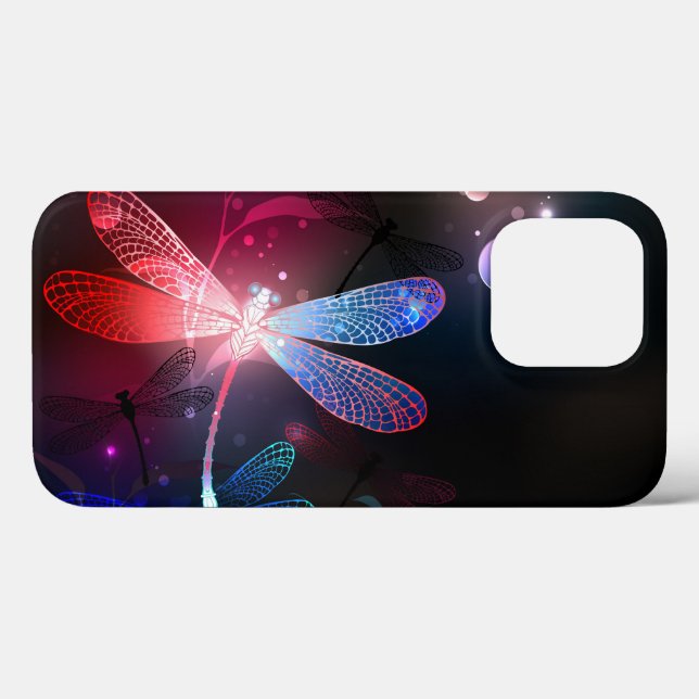 Funda De Case-Mate Para iPhone Dragón rojo (Reverso  (Horizontal))