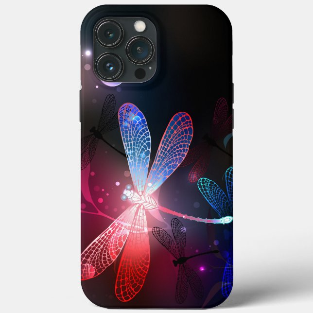 Funda De Case-Mate Para iPhone Dragón rojo (Reverso )