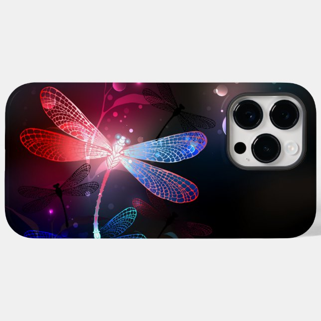 Funda De Case-Mate Para iPhone Dragón rojo (Reverso  (Horizontal))