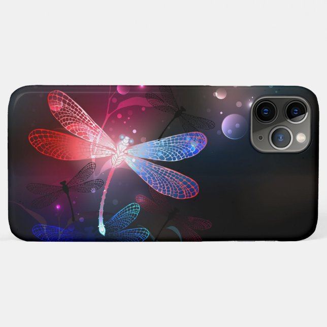 Funda De Case-Mate Para iPhone Dragón rojo (Reverso (horizontal))
