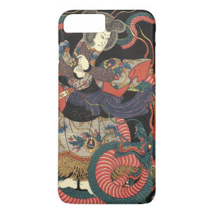 Funda Para iPhone 8 Plus/7 Plus Dragón rojo japonés del vintage