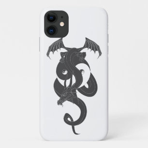 Funda Para iPhone 11 Dragón sentado en Yin Yang