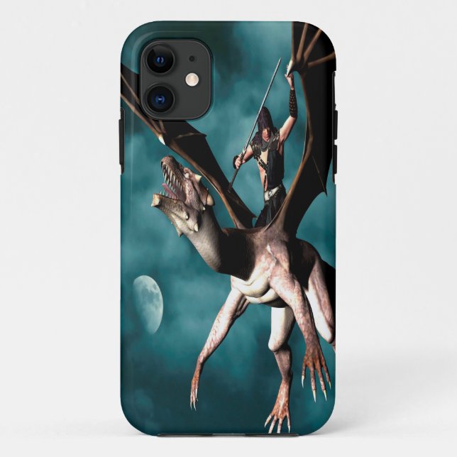 Funda De Case-Mate Para iPhone Dragon Sky Warrior (Reverso)