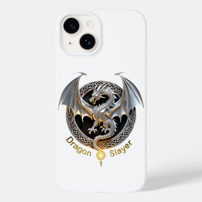 Funda De Case-Mate Para iPhone Dragon Slayer (Reverso )