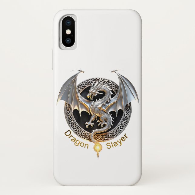 Funda De Case-Mate Para iPhone Dragon Slayer (Reverso)