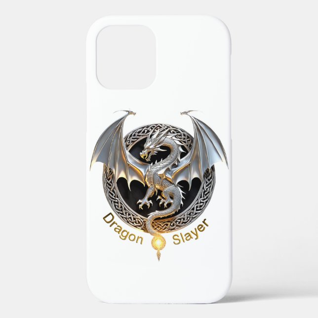 Funda De Case-Mate Para iPhone Dragon Slayer (Reverso )