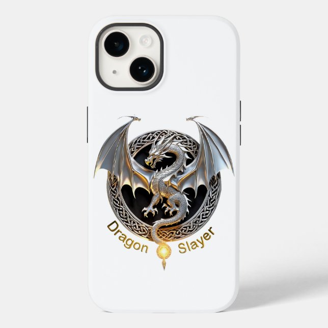 Funda De Case-Mate Para iPhone Dragon Slayer (Reverso )