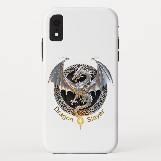 Funda De Case-Mate Para iPhone Dragon Slayer (Reverso)