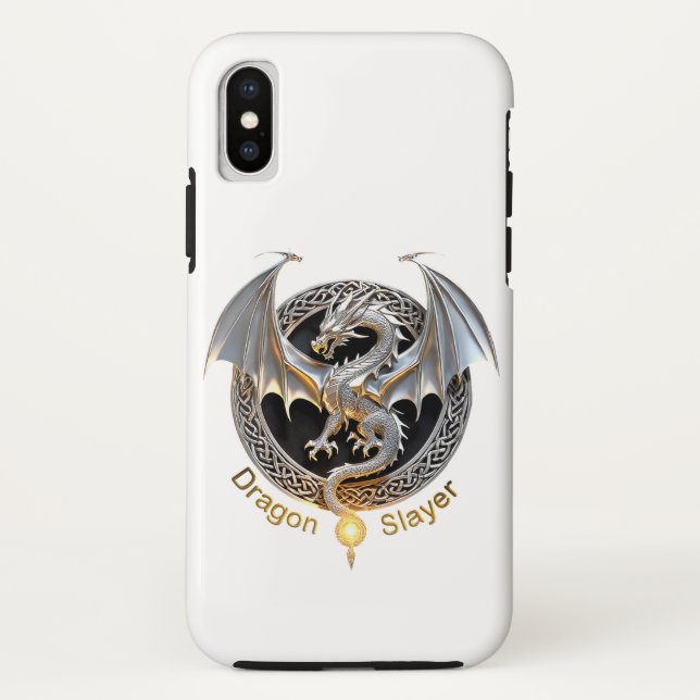 Funda De Case-Mate Para iPhone Dragon Slayer (Reverso)