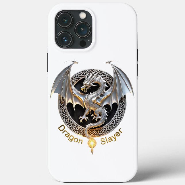 Funda De Case-Mate Para iPhone Dragon Slayer (Reverso )
